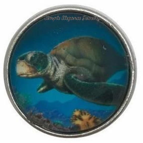Sea Turtle Snap Collection 20mm (9 Choices) For Snap Jewelry - 109 - Snap Jewelry