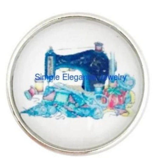 Sewing Machine Snap Charm 20mm for Snap Jewelry - Snap Jewelry