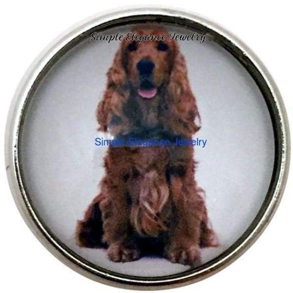 Cocker Spaniel Dog Snap 20mm for Snap Charm Jewelry - Snap Jewelry