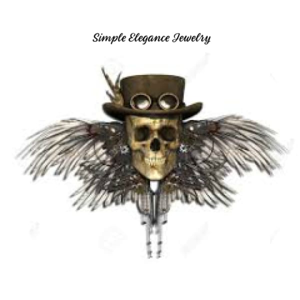 Steam Punk Skull Snap 20mm - Snap Jewelry