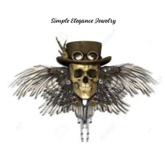 Steam Punk Skull Snap 20mm - Snap Jewelry