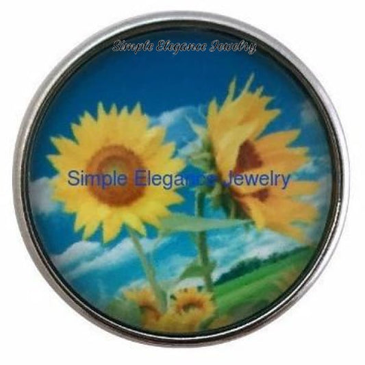 Sunflower Snap 20mm - Snap Jewelry