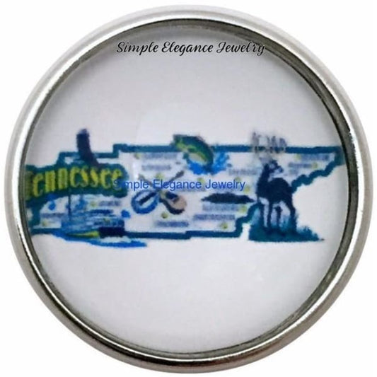 Tennessee State Snap 20mm for Snap Jewelry - Snap Jewelry
