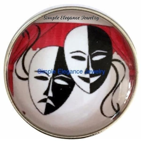 Theater Drama Snap 20mm for Snap Jewelry - Snap Jewelry