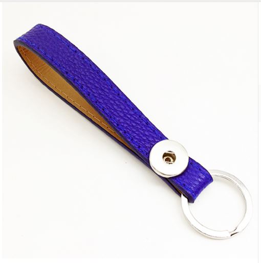 Leather Assorted Colors Hand Strap Key Fob Key Chain 6" Long