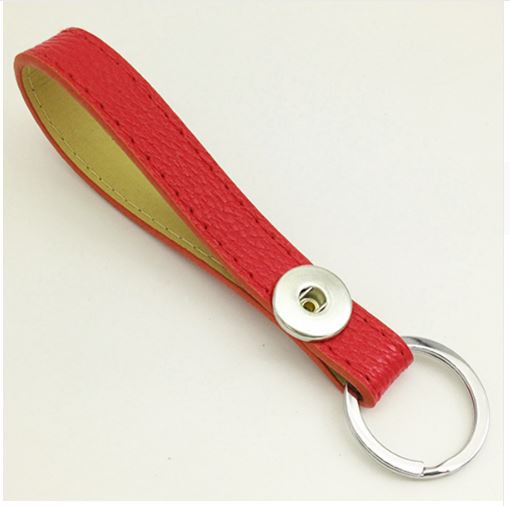 Leather Assorted Colors Hand Strap Key Fob Key Chain 6" Long