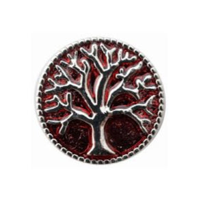 Metal Enameled Tree of Life 20mm (Assorted Colors)