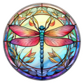 Multi-Colored Dragonfly Snap Charm 20mm for Snap Charm Jewelry