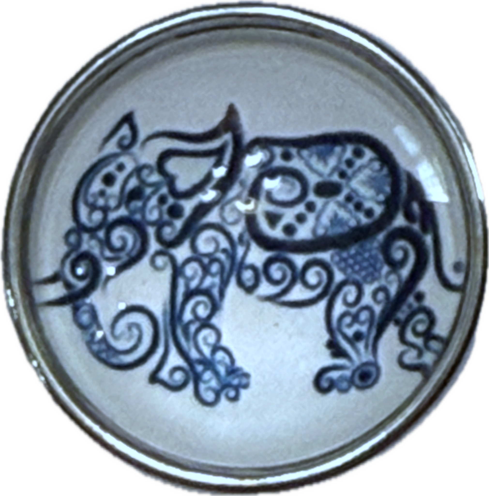 Art Elephant Animal 20mm Snap Charm for Snap Charm Jewelry