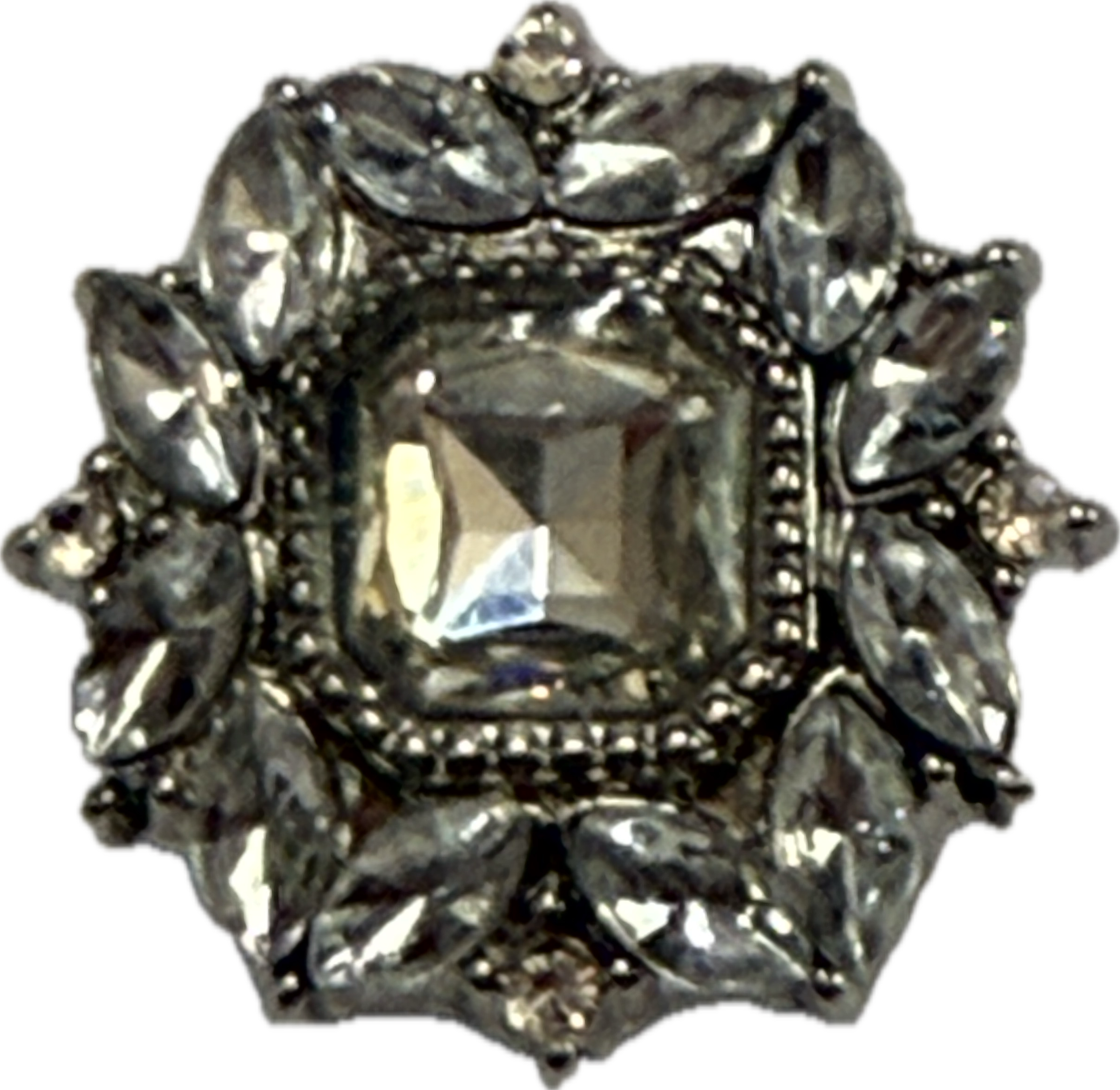 Elegant Rhinestone 20mm Snap Charm for Snap Jewelry (Assorted Colors)