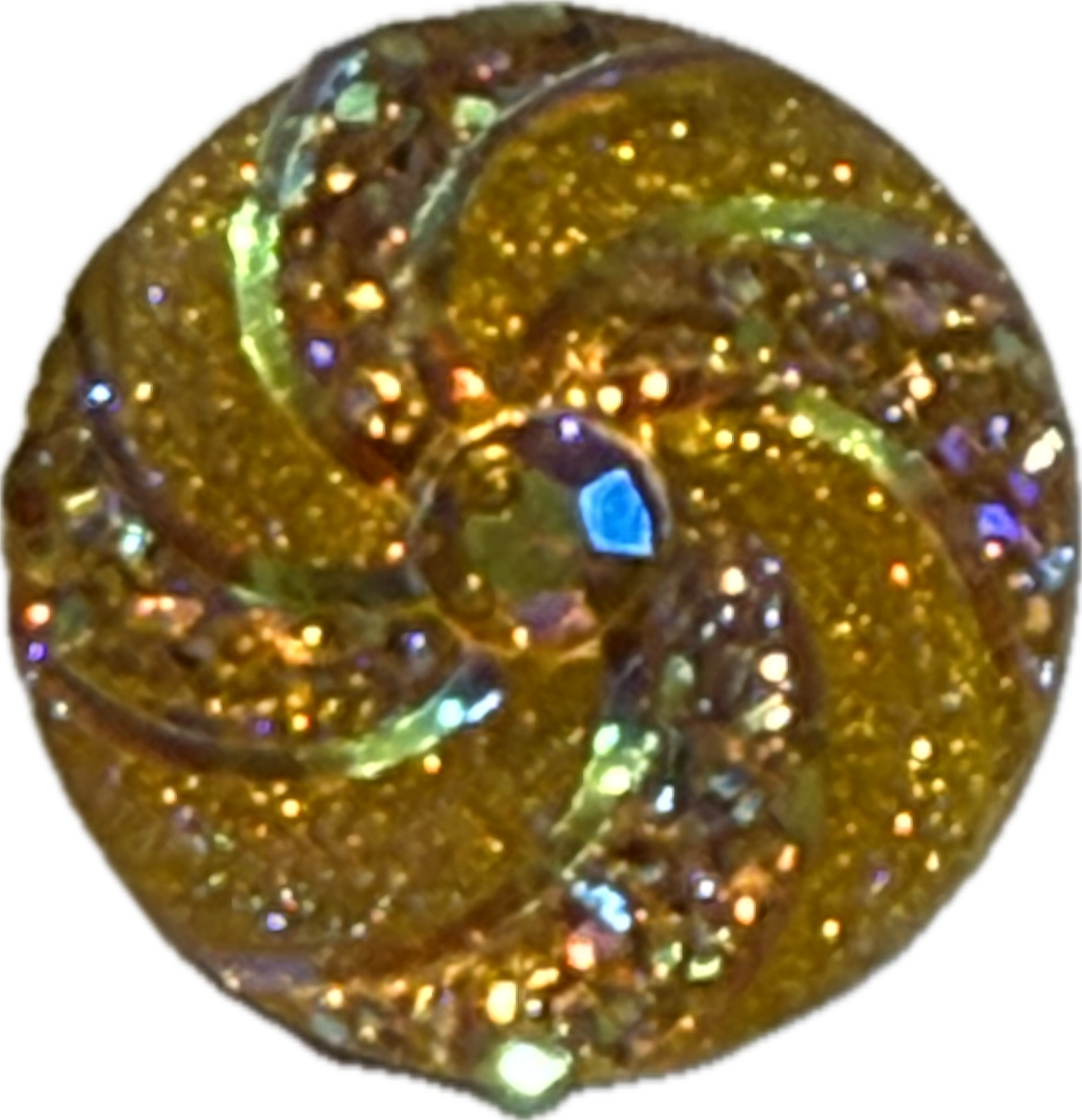 Acrylic Swirl Sparkle 18mm-20mm Snap Charm for Snap Charm Jewelry (Assorted Colors)