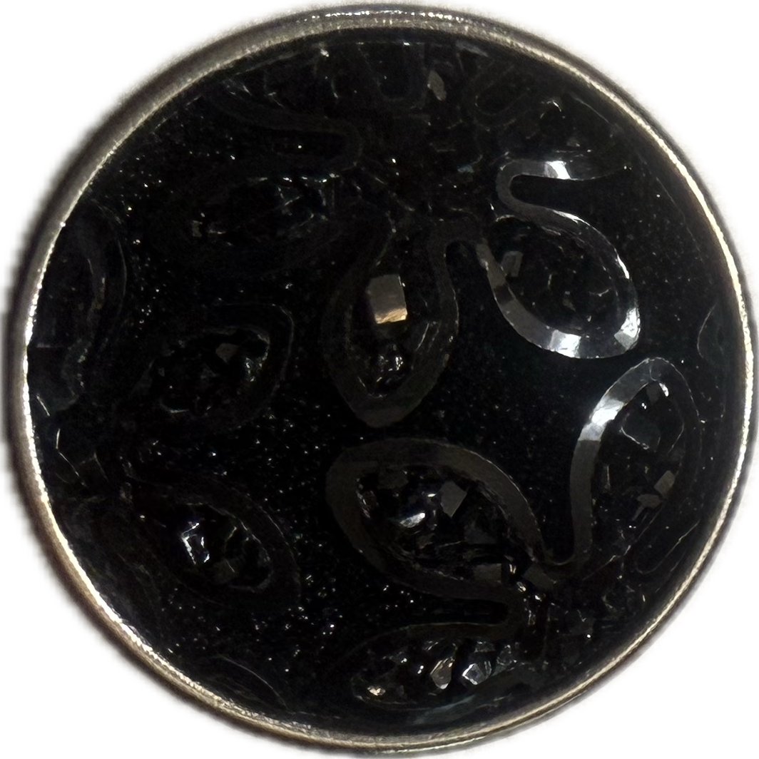 Acrylic Glitter Flower 20mm Snap Charm for Snap Charm Jewelry (Assorted Colors)