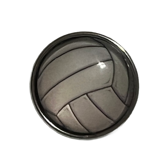 Game Ball Volleyball 20mm Snap Charm