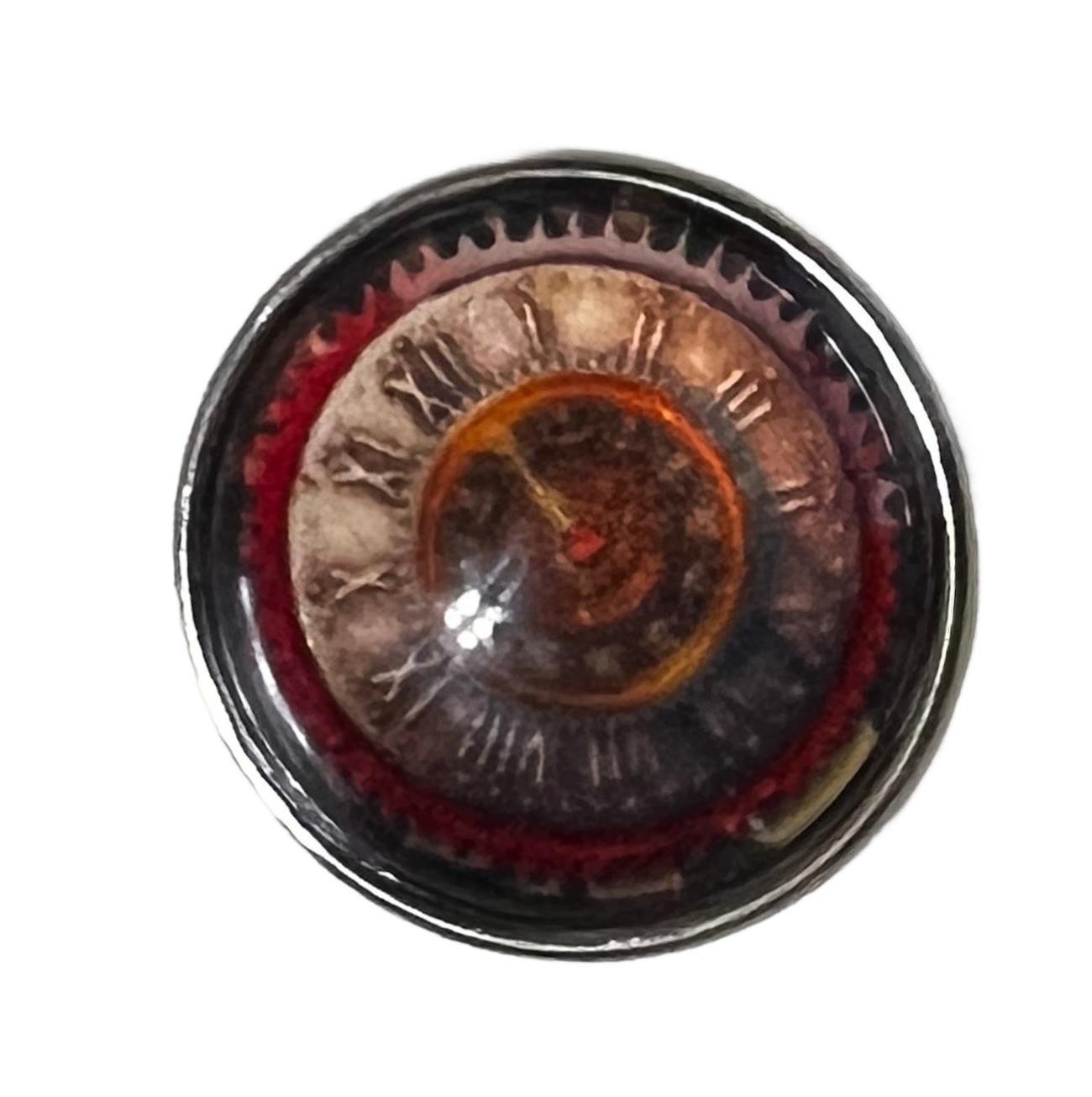 Steam Punk Clock Works Snap Charm 20mm