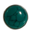 Turquoise Acrylic 18mm Snap Charm