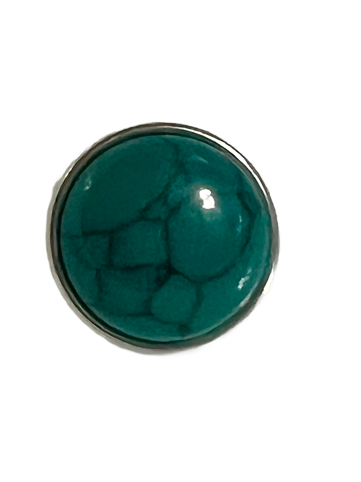 Turquoise Acrylic 18mm Snap Charm