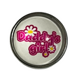 Daddy's Girl Pink Daisy 20mm Glass Snap for Snap Charm Jewelry