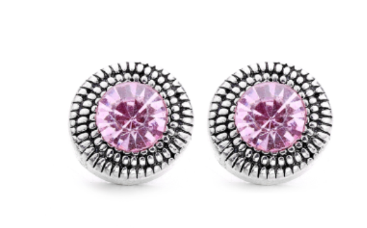 Birthstone Metal Rhinestone 12mm MINI Snap for Mini Snap Jewelry(Assorted Colors)