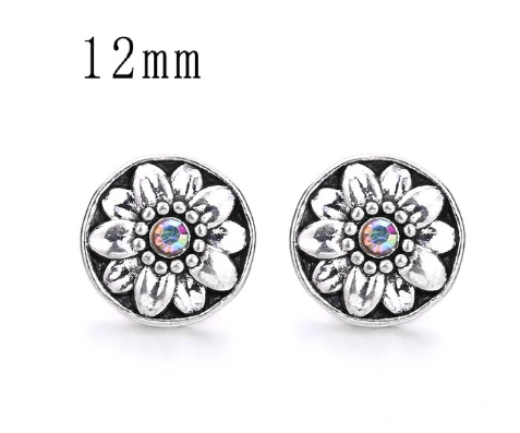 Birthstone Flower MINI 12mm Snap Charm