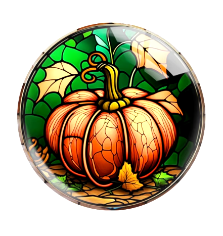 Pumpkin Fall Holiday Snap 20mm for Snap Jewelry