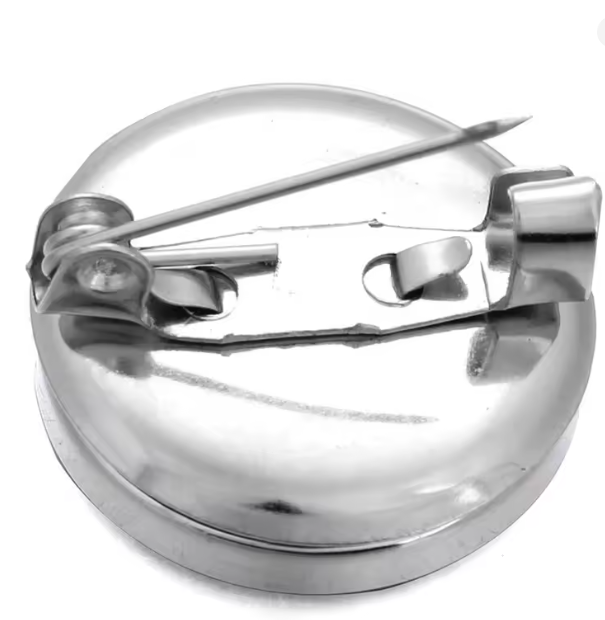 Single Snap Pin Back Snap Charm 20mm Snap Jewelry