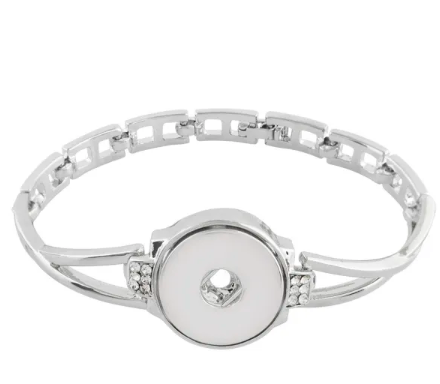 Rhinestone Metal Single Snap 20mm Snap Jewelry