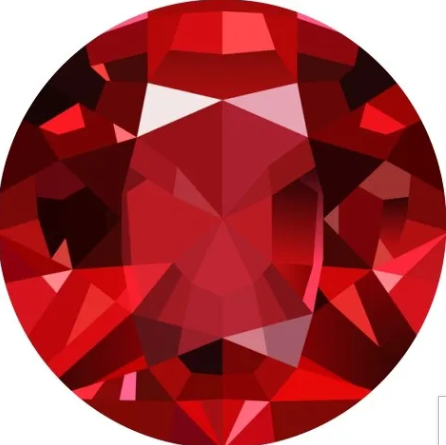 Birthstone Faceted 20mm Snap Charm for Snap Charm Jewelry (Assorted Months)