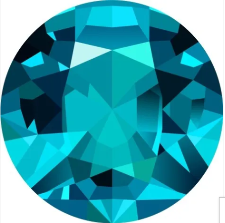 Birthstone Faceted Print 20mm Snap Charm for Snap Charm Jewelry (Assorted Months)