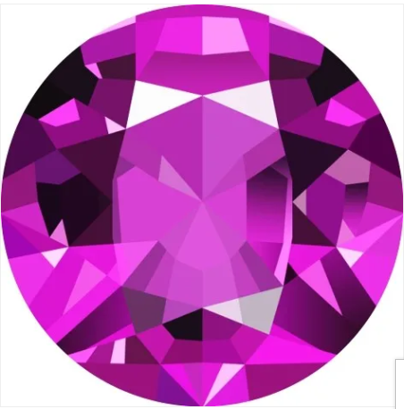 Birthstone Faceted Print 20mm Snap Charm for Snap Charm Jewelry (Assorted Months)