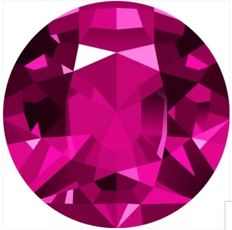 Birthstone Faceted Print 20mm Snap Charm for Snap Charm Jewelry (Assorted Months)