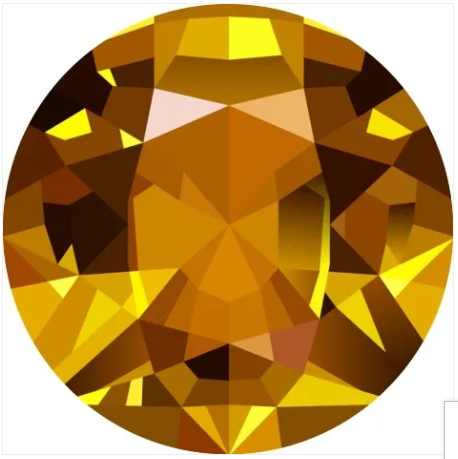 Birthstone Faceted Print 20mm Snap Charm for Snap Charm Jewelry (Assorted Months)