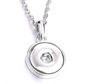 Simple Single Snap 20mm Snap with Chain for Snap Charm Jewelry