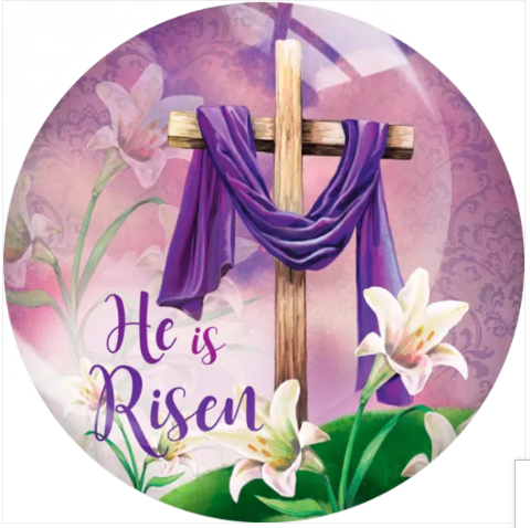 "He Is Risen" Easter Faith Holiday Snap Charm 20mm for Snap Charm Jewelry