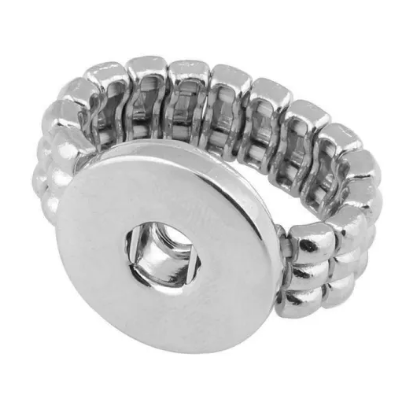 Snap Charm Stretch Ring fits 18mm or 20mm Snap Charm Jewelry