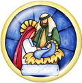 Christmas Mary Jesus and Joseph Nativity 20mm Snap Charm