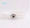 Silicone Small Loop Single Snap 12mm ( Assorted Colors)