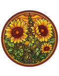 Sunflower Art Snap Charm 20mm
