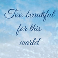 Too Beautiful For This Earth 20mm Snap Charm Jewelry