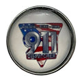 911 Dispatch Snap Charm 20mm Snap - Snap Jewelry