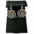 .925 Silver Sun Symbol Earrings - Earrings
