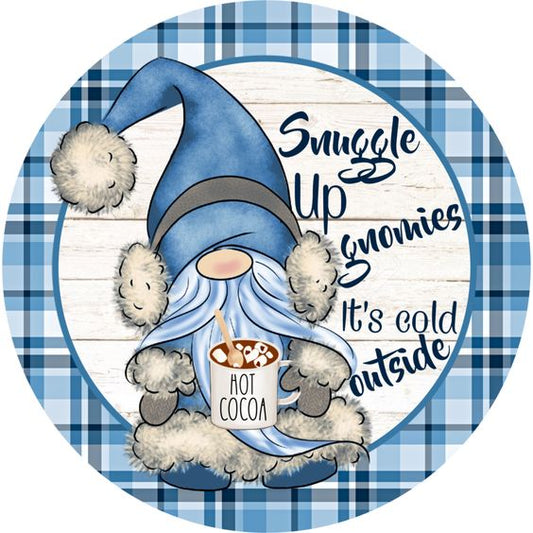 Snuggle Up Gnome Snap Charm 20mm
