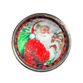 Santa Claus Christmas Holiday Snap Charm 20mm