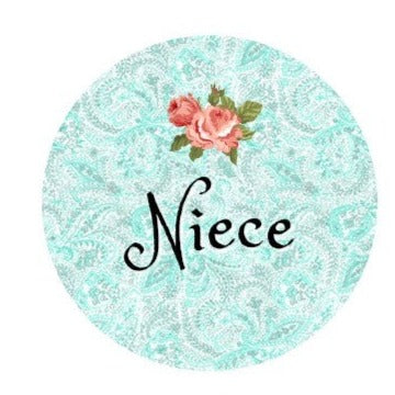 Niece Turquoise Snap Charm 20mm