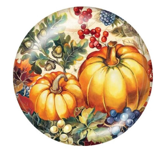 Fall Thanksgiving Pumpkin Snap Charm 20mm