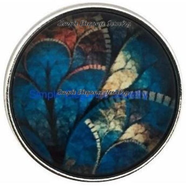 Abstract Leaf Design Snap 20mm for Snap Jewelry - Snap Jewelry