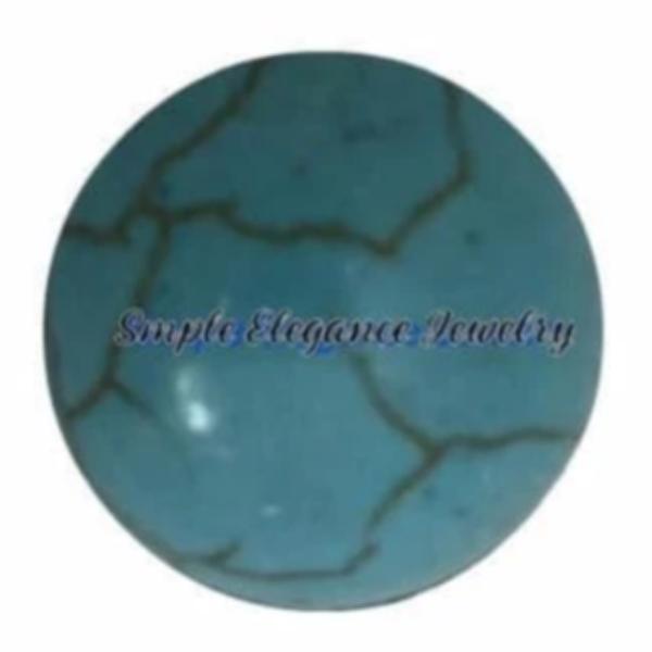 Acrylic Turquoise Snap 18mm for Snap Jewelry - Snap Jewelry