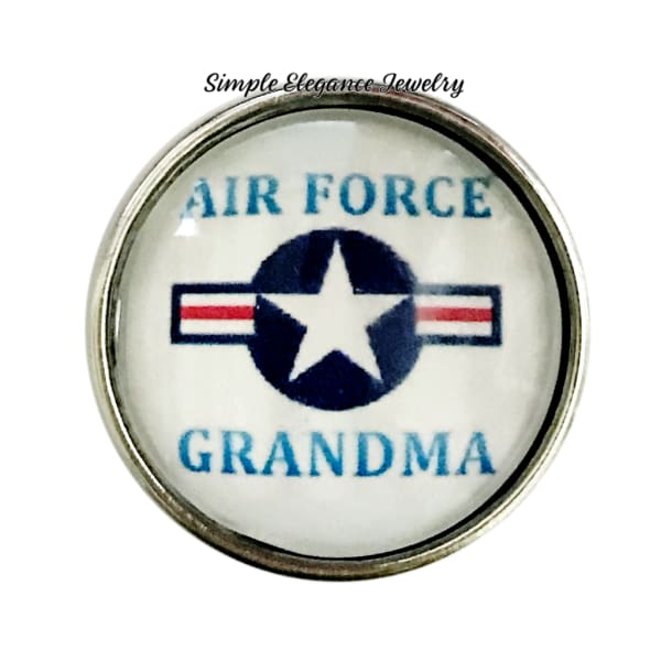 Air Force Grandma Snap 20mm - Snap Jewelry