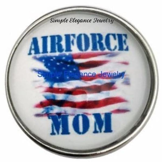 Air Force Mom Snap 20mm - Snap Jewelry