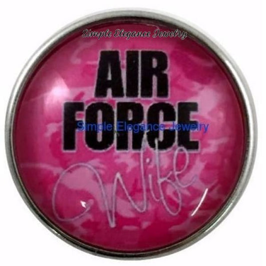 Air Force Wife Snap 20mm - Snap Jewelry