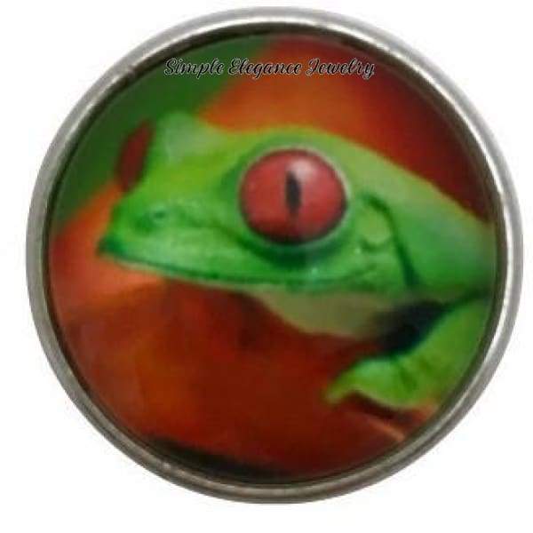 Amazon Frog Collection Snap Charm 20mm (12 Options) - 105 - Snap Jewelry